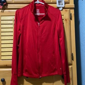 Danskin semi fitted red jacket